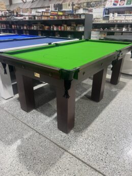 Standard Modern Rustic Dark Walnut Pool Snooker Billiard Table 7ft Green Felt