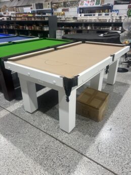 Standard Modern White Pool Snooker Billiard Table 7ft Camel Felt