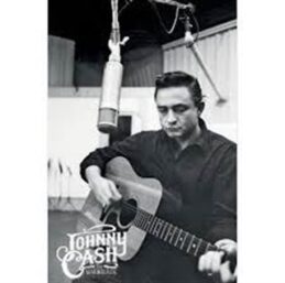 Johnny Cash Recording Studio Poster Print Wall Art