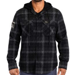 Penrith Panthers NRL Highland Hooded Flannel Shirt