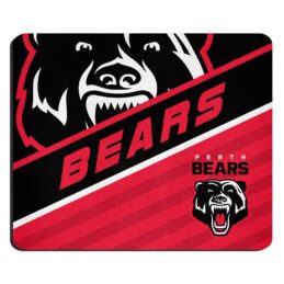 Perth Bears NRL Team Logo Design Mouse Mat Pad
