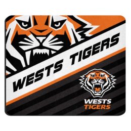 Wests Tigers NRL Team Logo Design Mouse Mat Pad