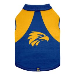 West Coast Eagles AFL Dog Jumper - Size Large | Official Licensed Team Pet Jumper
