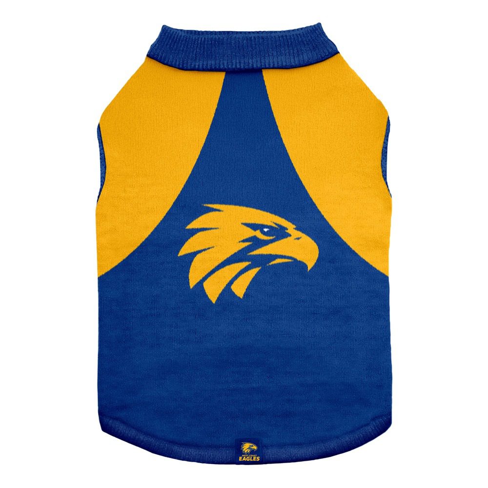 West Coast Eagles AFL Dog Jumper - Size Large | Official Licensed Team Pet Jumper 1 West Coast Eagles AFL Dog Jumper - Size Large | Official Licensed Team Pet Jumper