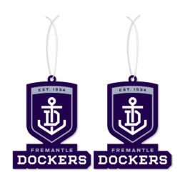 Fremantle Dockers AFL Air Freshener Set of 2 Official