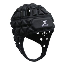 Gilbert Air Rugby Headgear Black - Protective Scrum Cap