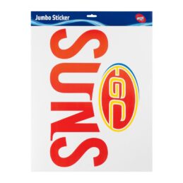 Gold Coast Suns AFL Jumbo Sticker Official