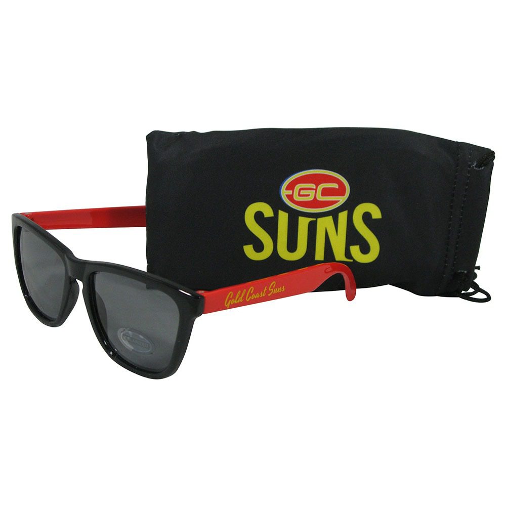 Gold Coast Suns AFL Sunglasses and Case Set 1 Gold Coast Suns AFL Sunglasses and Case Set