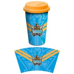 Gold Coast Titans NRL Ceramic Travel Mug