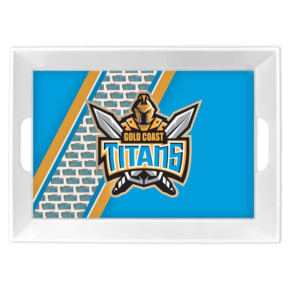Gold Coast Titans NRL Melamine Tray 1 Gold Coast Titans NRL Melamine Tray