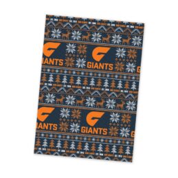 GWS Giants AFL Christmas Wrapping Paper