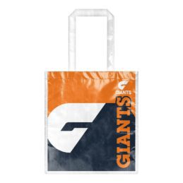 GWS Giants AFL Laminated Shopping Bag Official