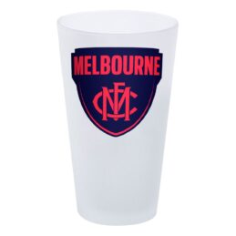 Melbourne Demons AFL Frosted Glass Official
