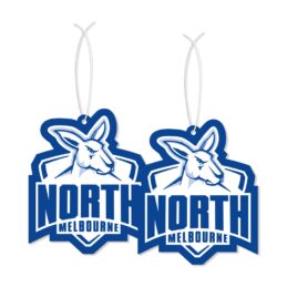 North Melbourne Kangaroos AFL Air Freshener Set of 2 Official