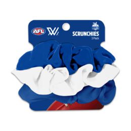 North Melbourne Kangaroos AFL Scrunchies 3 Pack Official