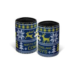 North Queensland Cowboys NRL Xmas Can Cooler Ugly Sweater Stubby Holder