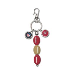 San Francisco 49ers NFL American Football Ball Pendant Keyring