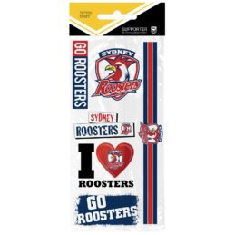 Sydney Roosters NRL Temporary Tattoo Sheet